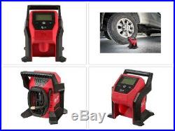 Milwaukee 2475-20 Portable Mini Air Compressor Car Tire Inflator Pump BARE TOOL