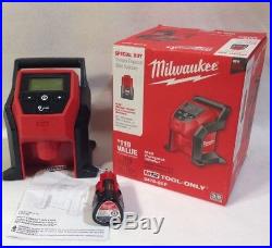 Milwaukee 2475-20 Portable Mini Air Compressor Car Tire Inflator Pump with 2.0 Bat