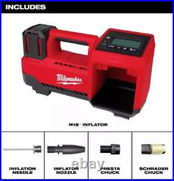Milwaukee M18 18V Cordless Tire Inflator 2848-20
