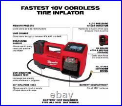Milwaukee M18 18V Cordless Tire Inflator 2848-20