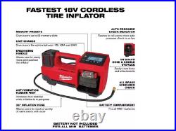 Milwaukee M18 18V Cordless Tire Inflator 2848-20