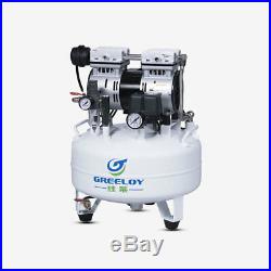 Mute Air Compressor Pump 600W Silent Oil Free 24L 220V for Dental Clinic Medical