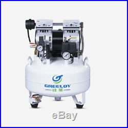 Mute Air Compressor Pump 600W Silent Oil Free 24L 220V for Dental Clinic Medical