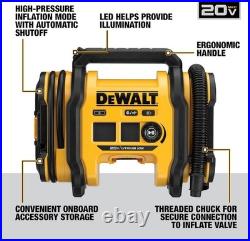 NEW DeWALT DCC020IB 20V High-Pressure Corded Cordless Air Inflator