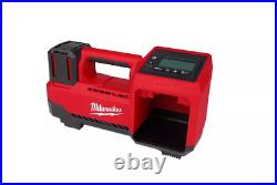 NEW! MllWAUKEE M18 2848-20 Cordless Tire Inflator 18 Volt Tool Only 18V, RED