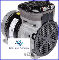 NEW Rocking Piston Air Compressor / Vacuum Pump 100+ PSI/ 27.5hg 1/2hp