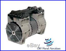 NEW Thomas Aeration Pump Compressor Replacement 3/4hp 2 yr warranty + fan guards