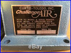 NOS Curtis-Toledo Challenge Air Compressor Pump Vertical ES-05