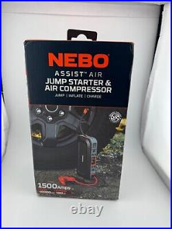 Nebo Assist Air Neb-pbk-0004 1500a Portable 12v Jump Starters & Air Compressor