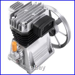 New 3HP Aluminum Air Compressor Head Pump Motor 145PSI Silver 1200 PRM Silver