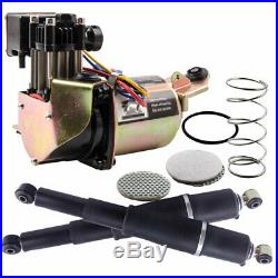 New Air Compressor Pump & Rear Shock Kit FOR CHEVY GMC 25979393