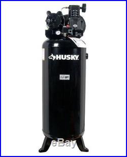 New Husky 60 gal. 135 PSI Cast Iron Pump Electric Portable Air Compressor Tank
