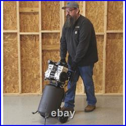 NorthStar Portable Quiet Electric Air Compressor, 1.5 HP, 8-Gallon, 4 CFM @ 90