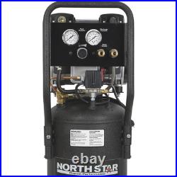 NorthStar Portable Quiet Electric Air Compressor, 1.5 HP, 8-Gallon, 4 CFM @ 90