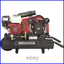 NorthStar Wheelbarrow Air Compressor, Gas-Powered Honda GX160 OHV Engine