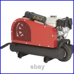NorthStar Wheelbarrow Air Compressor, Gas-Powered Honda GX160 OHV Engine