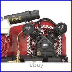 NorthStar Wheelbarrow Air Compressor, Gas-Powered Honda GX160 OHV Engine