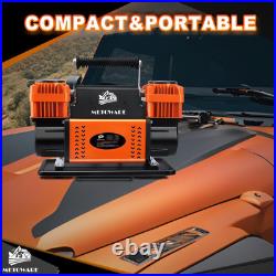 Offroad Air Compressor, 12 V Portable Air Pump with 10.6 CFM, Dual Cylinder Tire