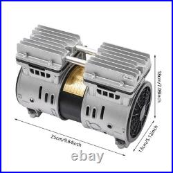 Oil Free Air Compressor Pump 3.5 CFM Quiet 58 Db Lightweight Piston Compressor