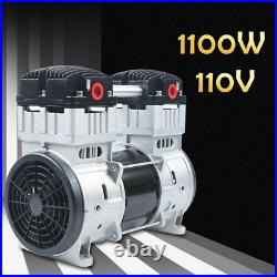 Oil-free Silent Air Pump Air Compressor Head Small Air Oilless Pump 200L / min