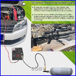 PCP Air Compressor 4500PSI/30MPa PCP Rifle/Pistol Manual-Stop withBuilt-in Fan