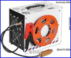 PCP Air Compressor 4500PSI/30Mpa Built-in Converter DC12V/AC120V Auto-Stop