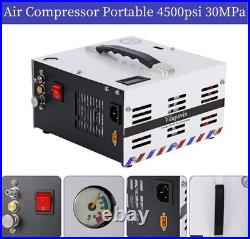 PCP Air Compressor 4500PSI External Converter DC12V and AC120V Manual Stop