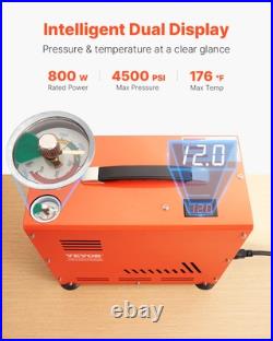 PCP Air Compressor 800W Dual-Cylinder PCP Airgun Compressor 4500PSI Auto Stop