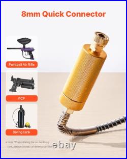 PCP Air Compressor 800W Dual-Cylinder PCP Airgun Compressor 4500PSI Auto Stop