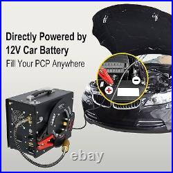 PCP Air Spool Compressor, 4500psi High Pressure Air Pump, Powered by 12V or 110V