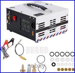 PCP air compressor, 4500 Psi/30Mpa, built-in power converter 12V DC/110V AC