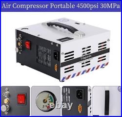 PCP air compressor, 4500 Psi/30Mpa, built-in power converter 12V DC/110V AC