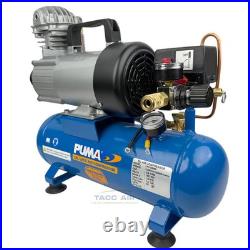 PD-1006F Puma 1 HP 1.5 Gallon Oil-Less Portable Air Compressor 12 Volt DC