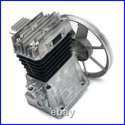 Piston 2HP/3HP Air Compressor Head Pump Motor Twin Cylinder+Silencer TOP HOT US