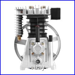 Piston 3HP 250L/min Single Stage Twin Cylinder Air Compressor Pump Head