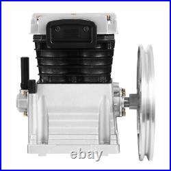 Piston 3HP 250L/min Single Stage Twin Cylinder Air Compressor Pump Head