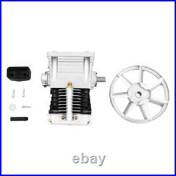 Piston 3HP 250L/min Single Stage Twin Cylinder Air Compressor Pump Head