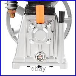 Piston 3HP Air Compressor Head Pump Motor Twin Cylinder With Silencer 250L/min