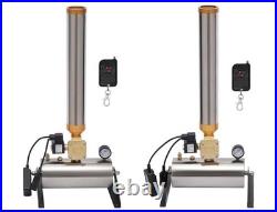 Portable 110V Air Compressor 2-4L Steel Tank 2.5MPa Gauge Remote Cord