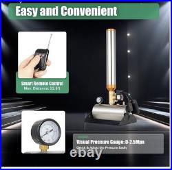 Portable 110V Air Compressor 2-4L Steel Tank 2.5MPa Gauge Remote Cord