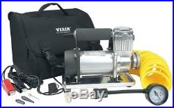Portable Air Compressor Pump 12v 100 Psi Bag Heavy Duty Clamp Automatic Inflator
