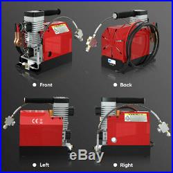Portable Air Compressor Pump 30MPa 4500Psi High Pressure Electric 12V/110V/220V