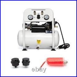 Portable Air Compressor, Ultra Quiet Oil-Free 115 PSI Max 4 CFM With 2.5 Gallon