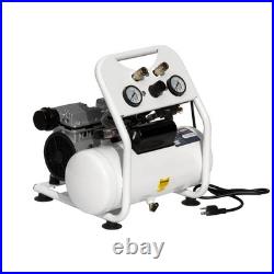 Portable Air Compressor, Ultra Quiet Oil-Free 115 PSI Max 4 CFM With 2.5 Gallon