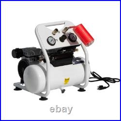 Portable Air Compressor, Ultra Quiet Oil-Free 115 PSI Max 4 CFM With 2.5 Gallon