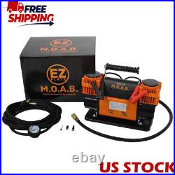 Portable Dual Cylinder Air Compressor 10.6CFM 12V Heavy Duty Tire Inflator New