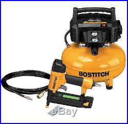Portable Electric Air Compressor Bostitch 0.8 HP 6 Gallon 150 PSI Pancake Pump