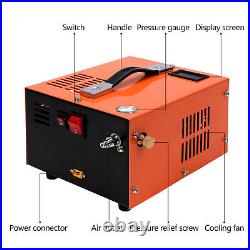 Portable Electric Pcp Air Compressor 110V 4500psi built-in 12V power converter