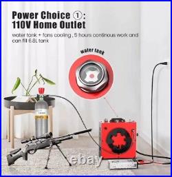 Portable PCP Air Compressor 350W High Power Motor Water and Fan Cooling