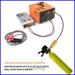 Portable PCP Air Compressor electric pump rifle oil free Hight Pressure 4500PSI